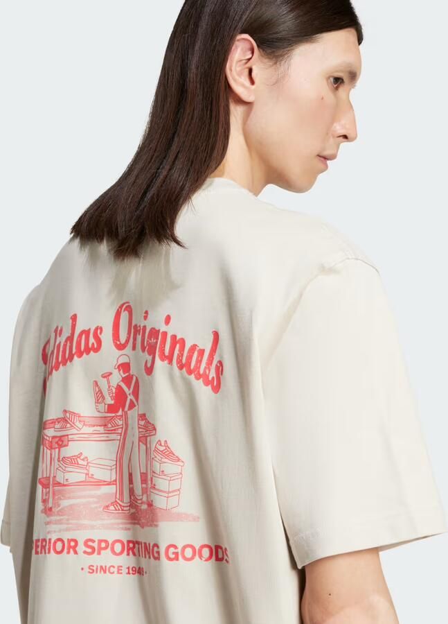 Adidas Originals T-shirt met labelprint model 'WAB' - Foto 3