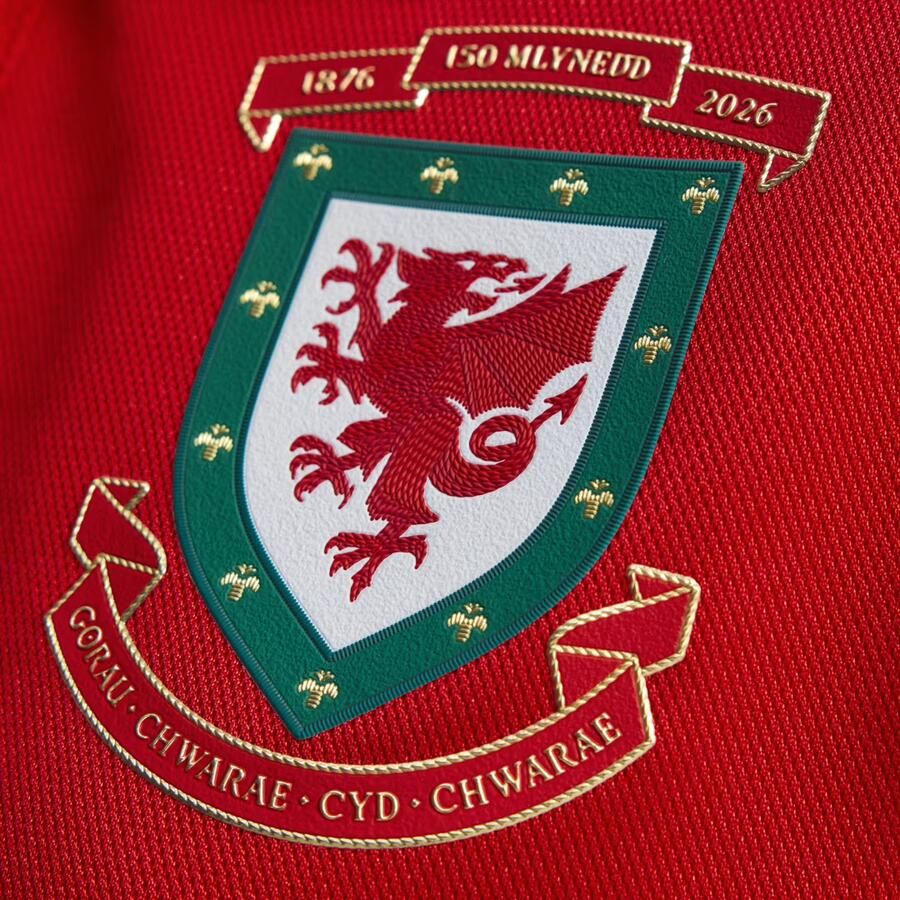 Adidas Wales 150 Thuisshirt - Foto 3