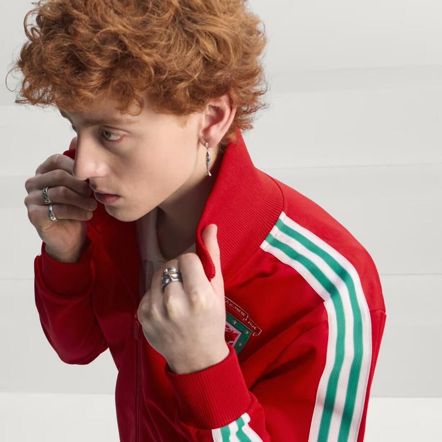 Adidas Originals Wales 150th Anniversary Track Top Rood- Heren Rood - Foto 3