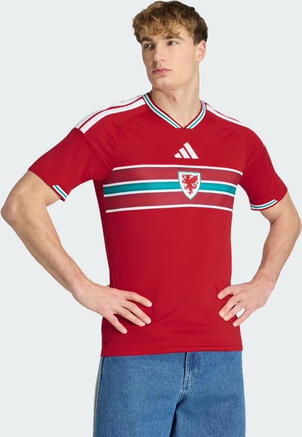 Adidas Wales 2026 Home Shirt Rood- Heren Rood