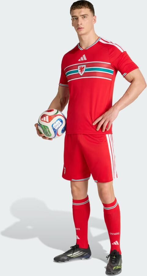 Adidas Wales 2026 Home Shirt Rood- Heren Rood - Foto 3