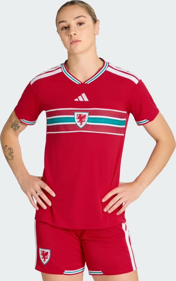 Adidas Wales 2026 Home Shirt Dames Rood- Dames Rood