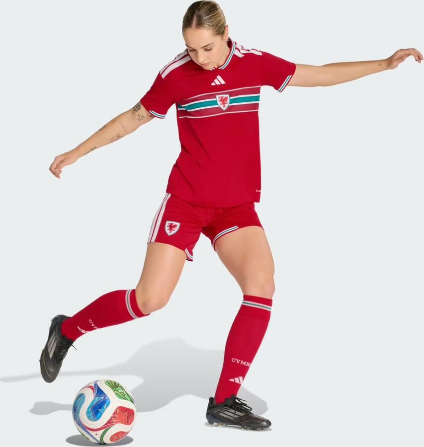 Adidas Wales 2026 Home Shirt Dames Rood- Dames Rood - Foto 2