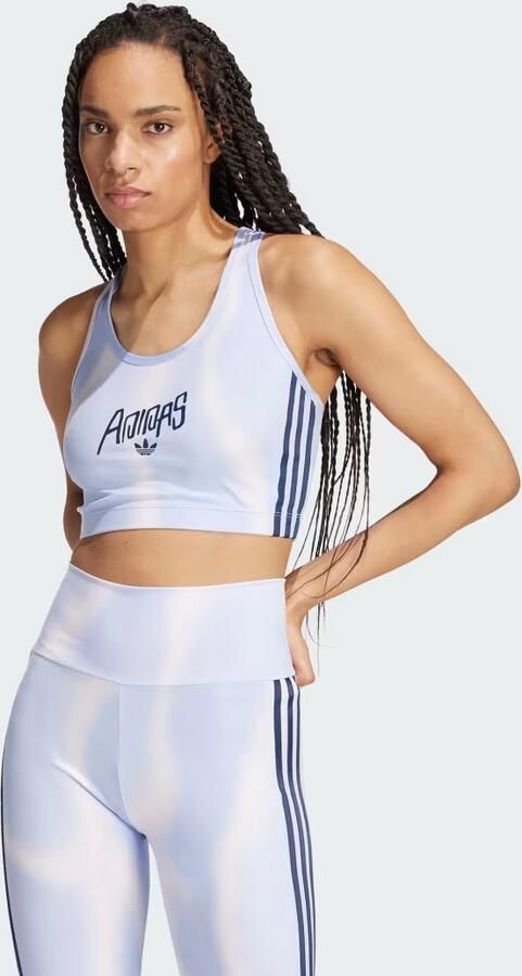 Adidas Originals Watermark Bra Top Paars- Dames Paars - Foto 6