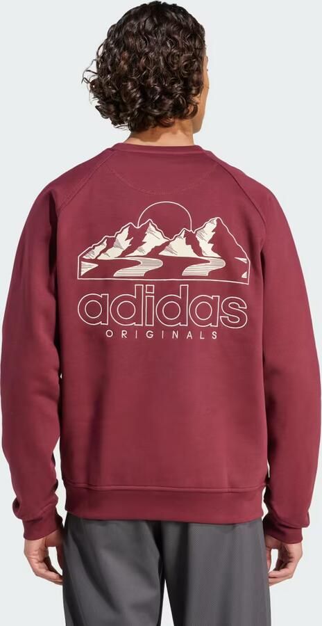 Adidas Winter Resort Mountain Graphic Fleece Sweatshirt - Foto 4