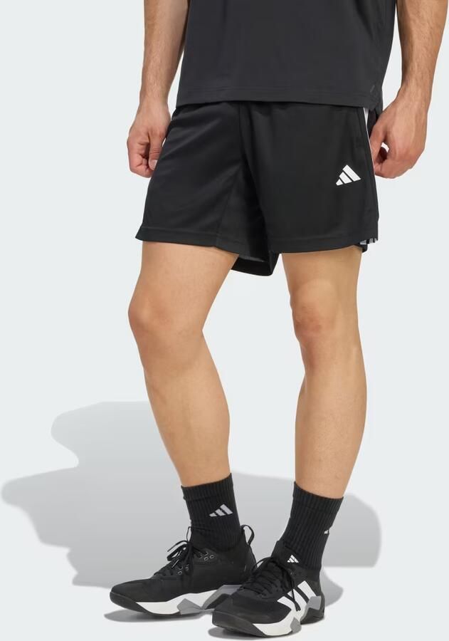 Adidas WORKOUT ESSENTIALS BASE 3-STRIPES PIQUE SHORT 7-inch - Foto 2
