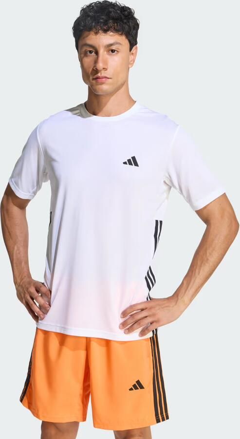 Adidas Training regular fit T-shirt met logodetail model 'WE BAS 3S T' - Foto 3