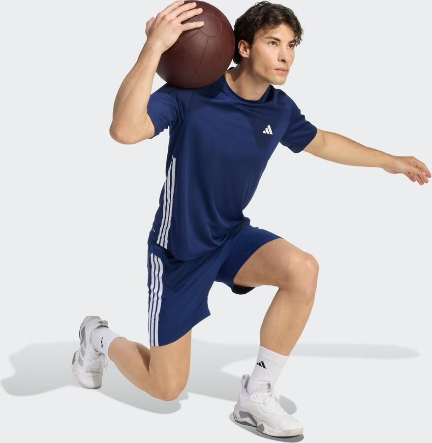 Adidas WORKOUT ESSENTIALS BASE 3-STRIPES T-SHIRT - Foto 3