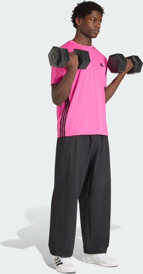 Adidas WORKOUT ESSENTIALS BASE 3-STRIPES T-SHIRT - Foto 5