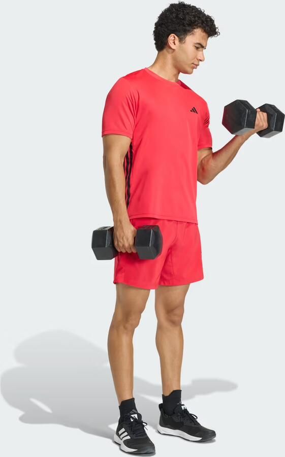 Adidas WORKOUT ESSENTIALS BASE 3-STRIPES T-SHIRT - Foto 5