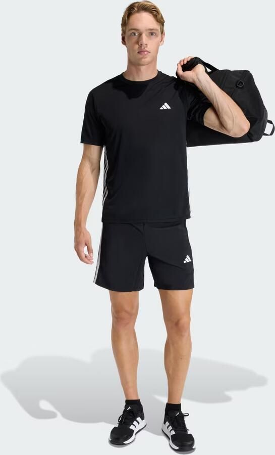 Adidas Training regular fit sportshorts met contraststrepen - Foto 6