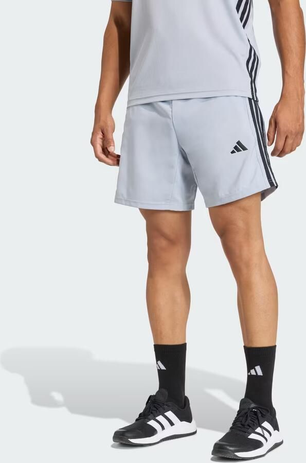 Adidas Training Korte broek met logoprint en ritszakken