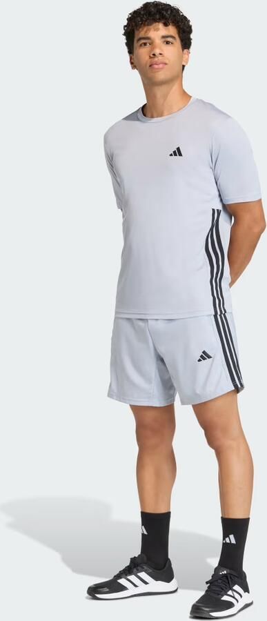 Adidas Training Korte broek met logoprint en ritszakken - Foto 7