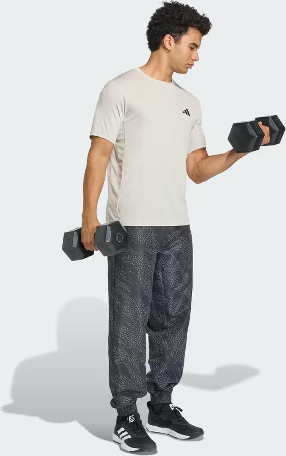 Adidas Training Functioneel shirt met logo en ronde hals - Foto 7