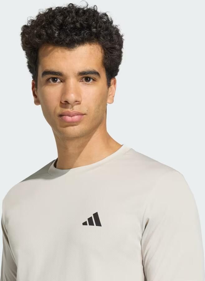 Adidas Training Functioneel shirt met logo en ronde hals - Foto 6