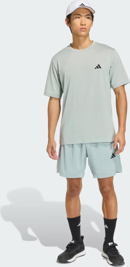 Adidas Training Korte regular fit broek met logoprint - Foto 8