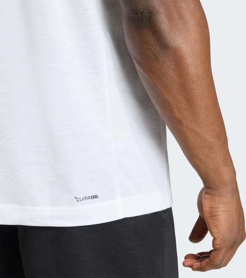 Adidas WORKOUT ESSENTIALS FEELREADY LOGO T-SHIRT - Foto 3