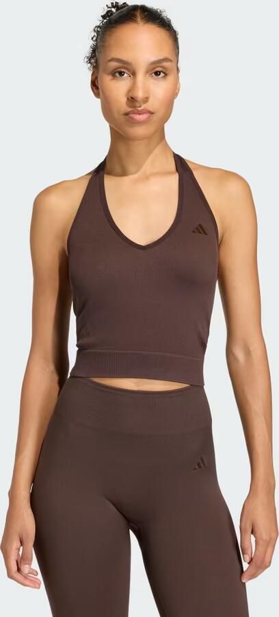 Adidas Workout Essentials Knit Halterneck T-shirt