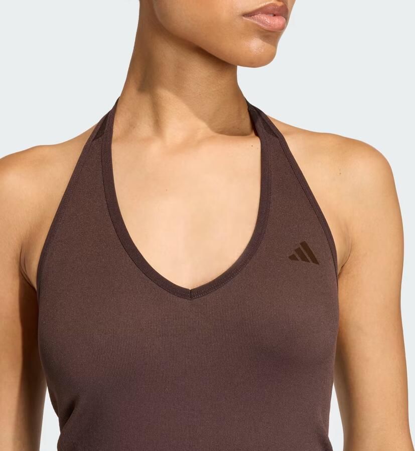 Adidas Workout Essentials Knit Halterneck T-shirt - Foto 2