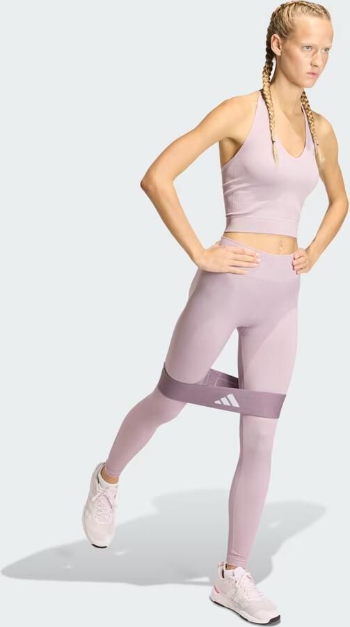 Adidas Workout Essentials Knit Halterneck T-shirt - Foto 5