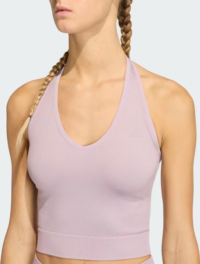 Adidas Workout Essentials Knit Halterneck T-shirt - Foto 2