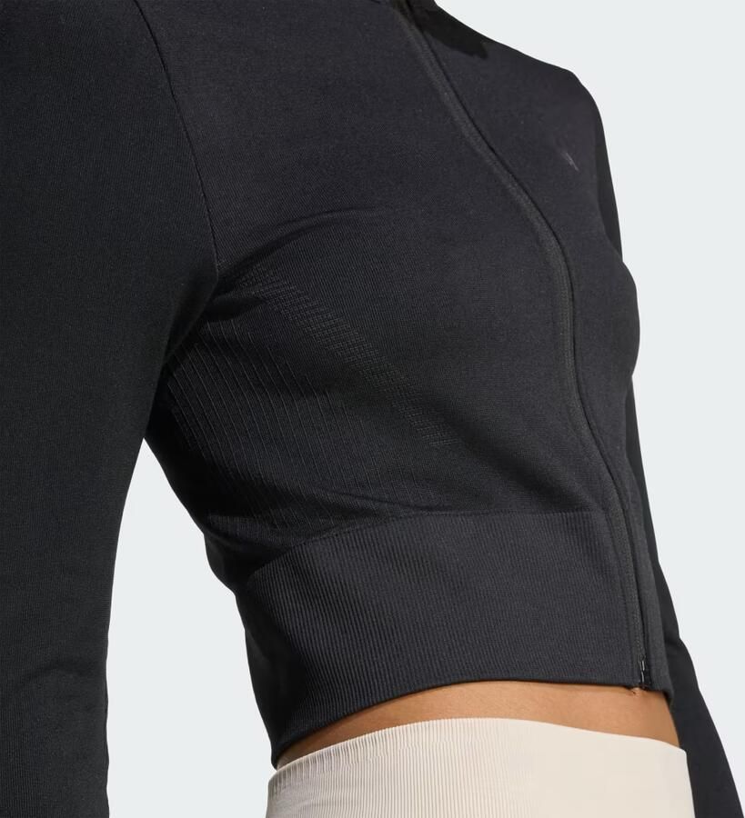 Adidas Workout Essentials Knit Jack met Lange Ritssluiting - Foto 3