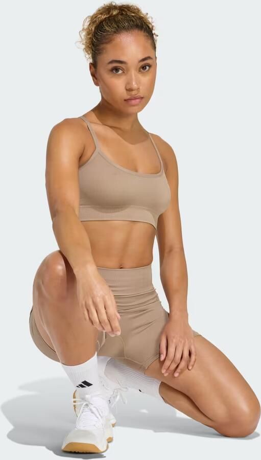 Adidas Workout Essentials Knit Legging 4-Inch - Foto 5