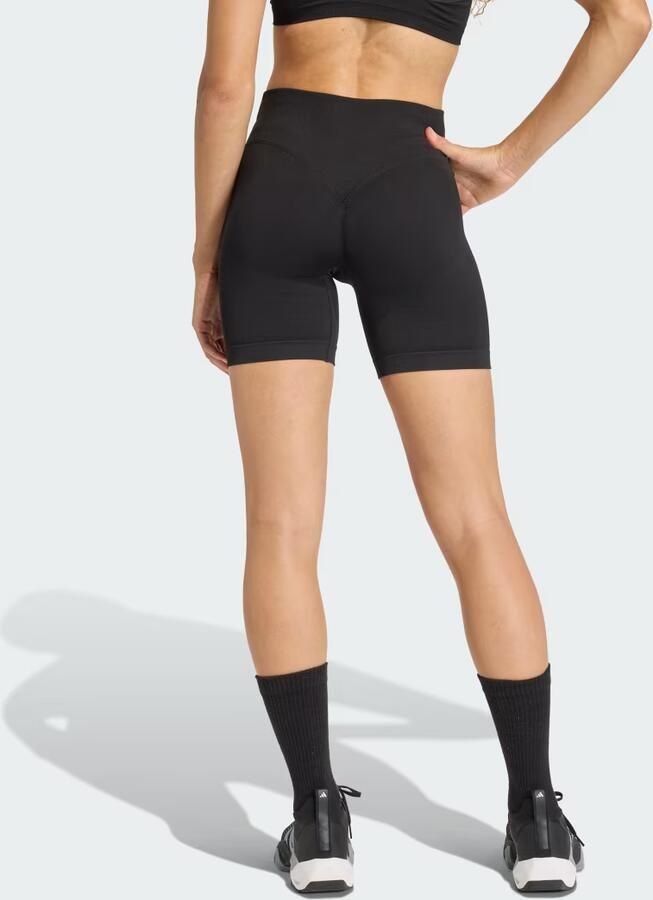 Adidas Workout Essentials Knit Scrunch Legging 5-Inch - Foto 5