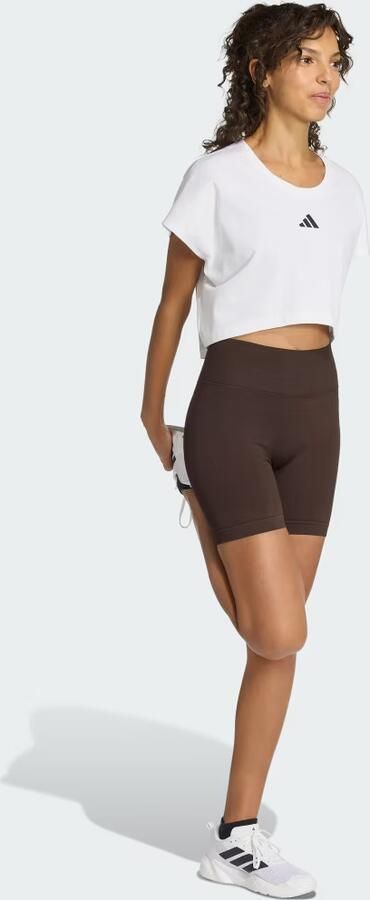 Adidas Workout Essentials Knit Scrunch Legging 5-Inch - Foto 6