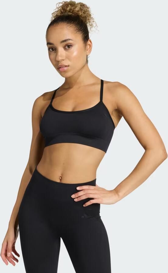 Adidas Workout Essentials Light-Support Knit Beha