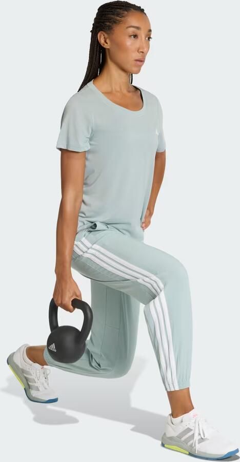 Adidas Workout Essentials T-shirt met Lage Halslijn - Foto 5