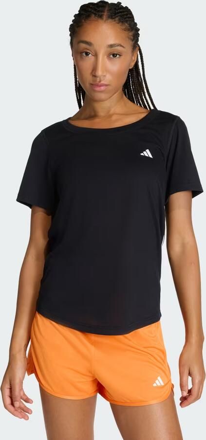 Adidas Workout Essentials T-shirt met Lage Halslijn