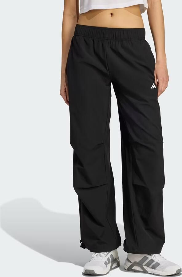 Adidas Sportswear Wide fit stoffen broek met logoprint - Foto 3