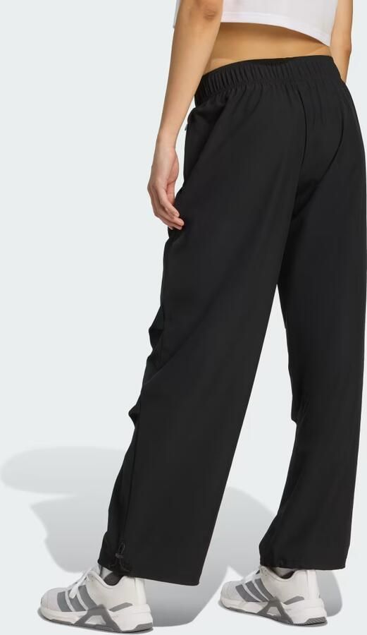 Adidas Sportswear Wide fit stoffen broek met logoprint - Foto 5