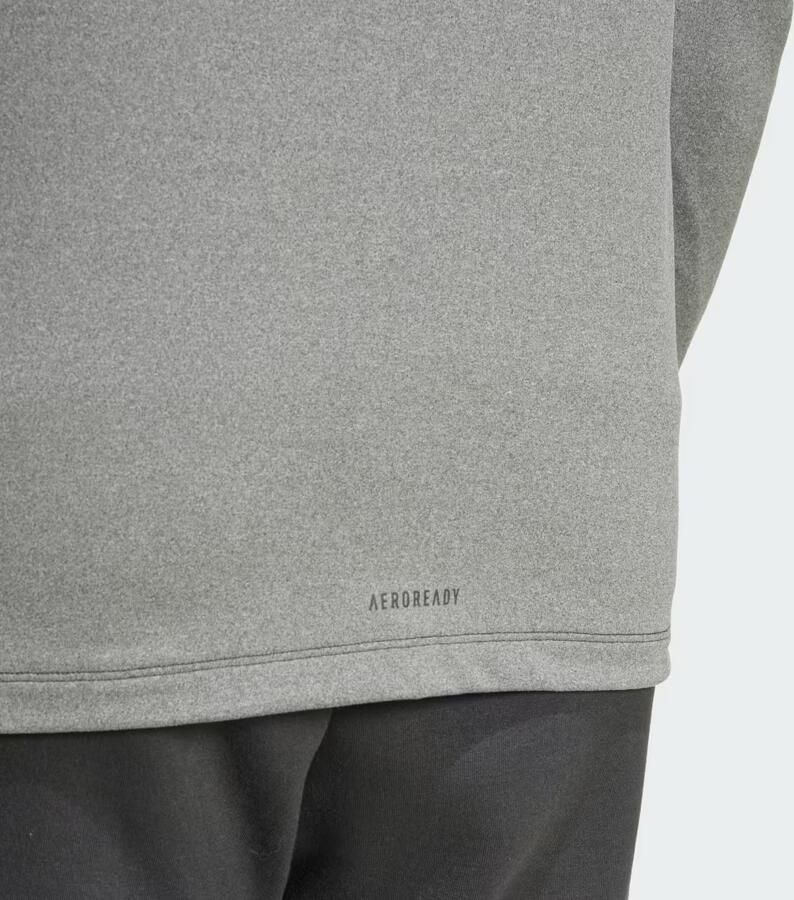 Adidas Workout Longsleeve met Halflange Rits - Foto 3