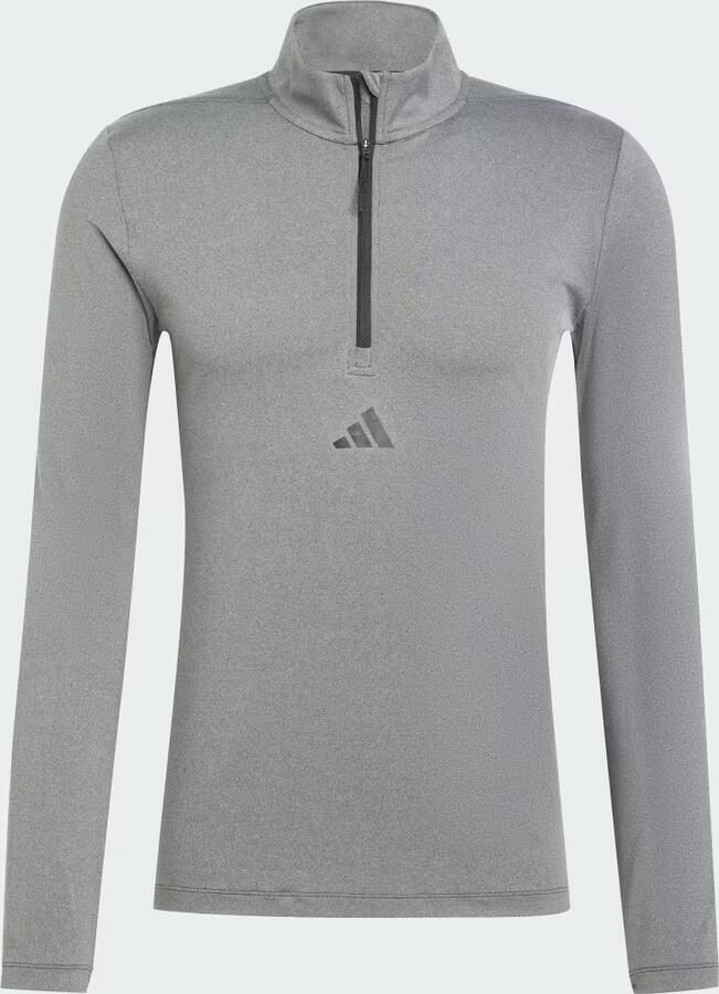 Adidas Workout Longsleeve met Halflange Rits - Foto 5