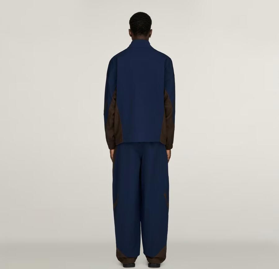Adidas x Arte Antwerp Z.N.E. Material Mix Sportjack met Lange Ritssluiting - Foto 5