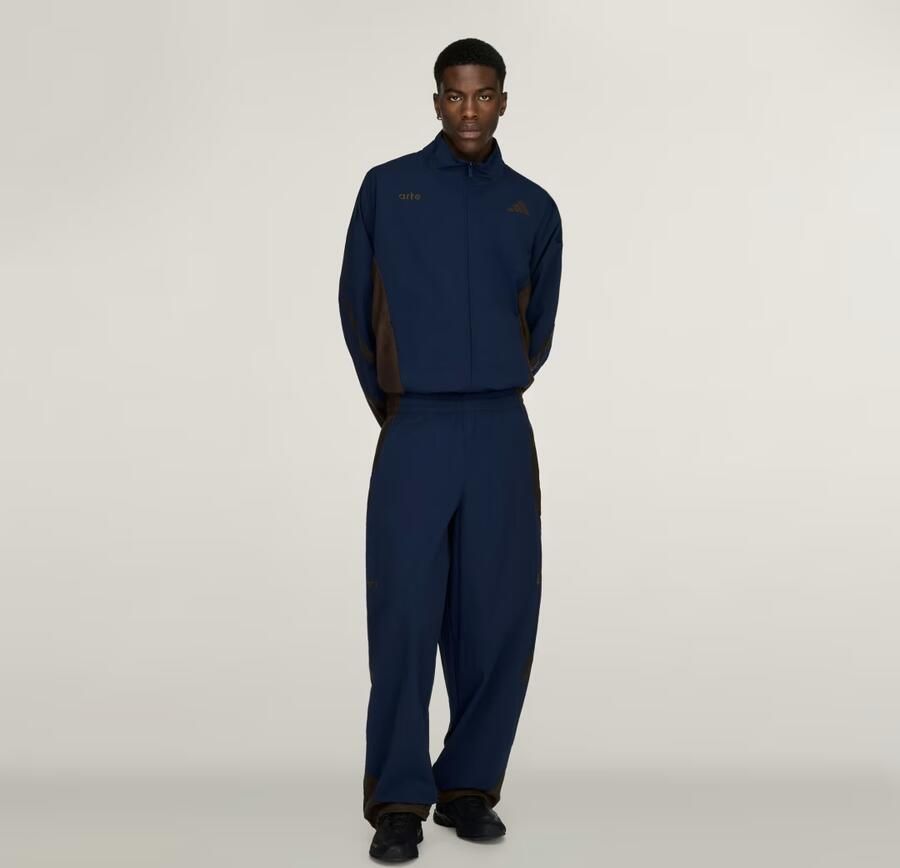 Adidas x Arte Antwerp Z.N.E. Material Mix Sportjack met Lange Ritssluiting - Foto 3