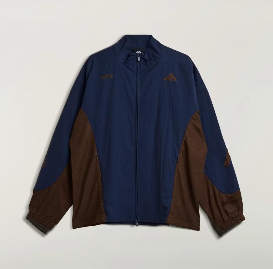 Adidas x Arte Antwerp Z.N.E. Material Mix Sportjack met Lange Ritssluiting - Foto 2
