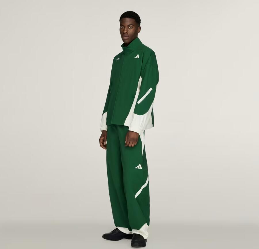 Adidas x Arte Antwerp Z.N.E. Material Mix Sportjack met Lange Ritssluiting - Foto 4