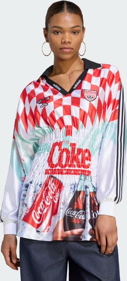 Adidas X Coca-Cola Mash Up Smocked Shirt