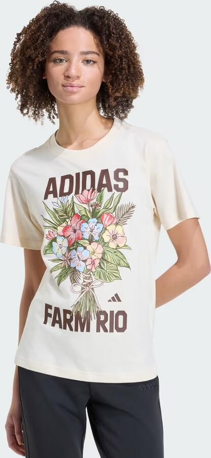 Adidas Sportswear regular fit T-shirt van puur katoen