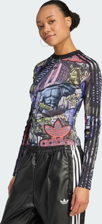 Adidas x Jeremy Scott AOP Power Mesh Longsleeve