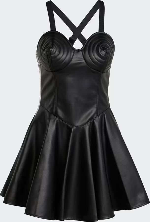 Adidas x Jeremy Scott Faux-Leather Jurk - Foto 3
