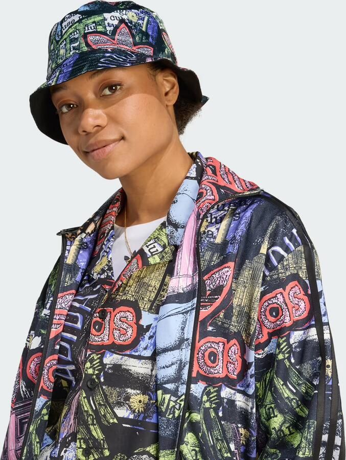 Adidas Originals Baseball pet ADIDAS X JS B H Jeremy Scott stoffen hoed eerbetoon aan de jaren 90 allover-graphics - Foto 3