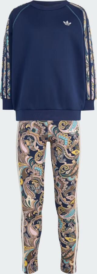Adidas x Liberty London Oversized Crewnecktrui en Legging Set - Foto 6