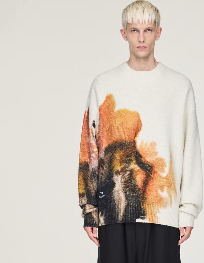 Adidas Y-3 AOP Knit Sweatshirt