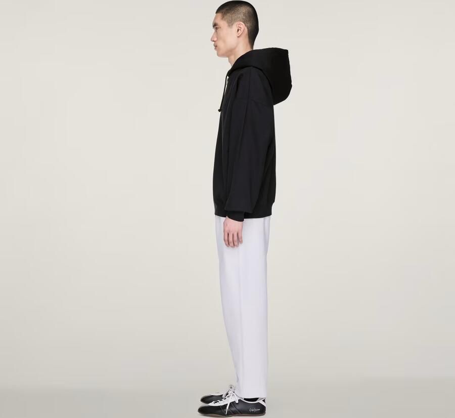 Adidas Y-3 Brushed Terry Hoodie met Lange Ritssluiting - Foto 5