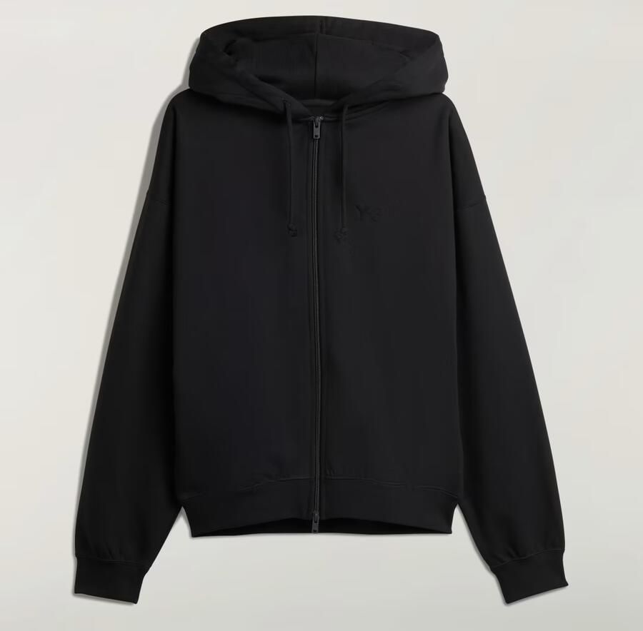 Adidas Y-3 Brushed Terry Hoodie met Lange Ritssluiting - Foto 2