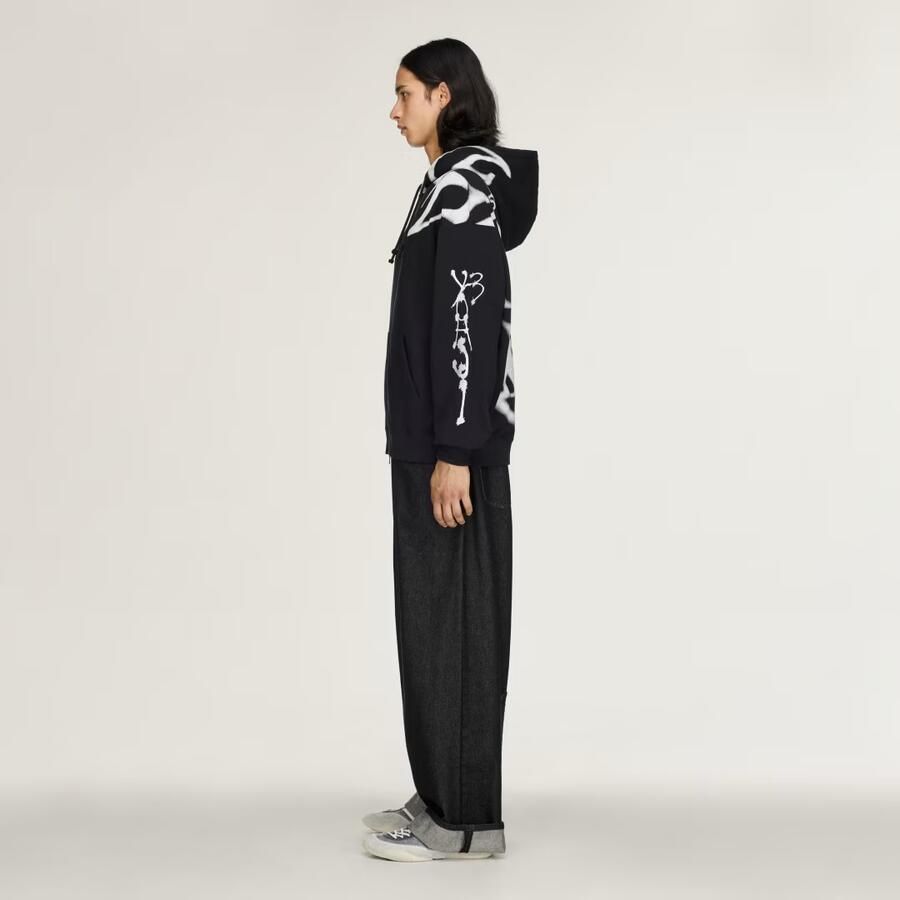 Adidas Y-3 CHITO GRAPHIC FRENCH TERRY RITSHOODIE - Foto 2
